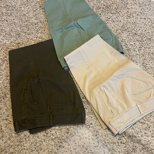 Talbots Trio in Brown, Green, and Beige Size 8 Petite